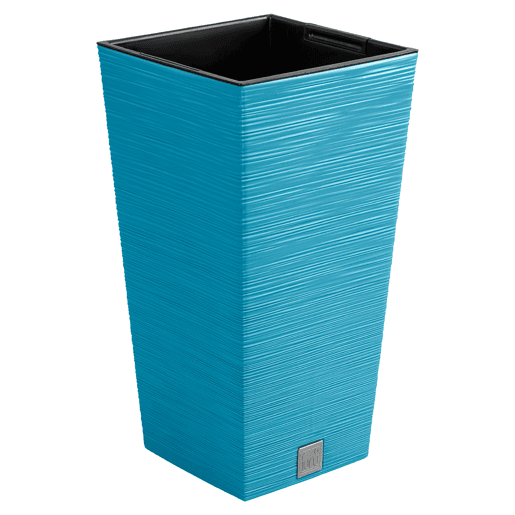 Cor azul escandinava, com depósito, coleção de furu, 34,5 x 34,5 x 66 cm, capacidade de 24 L.
