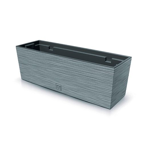 Cimento macetero, com depósito, coleção de furu, 58 x 18 x 19,5 cm, capacidade de 12 L.