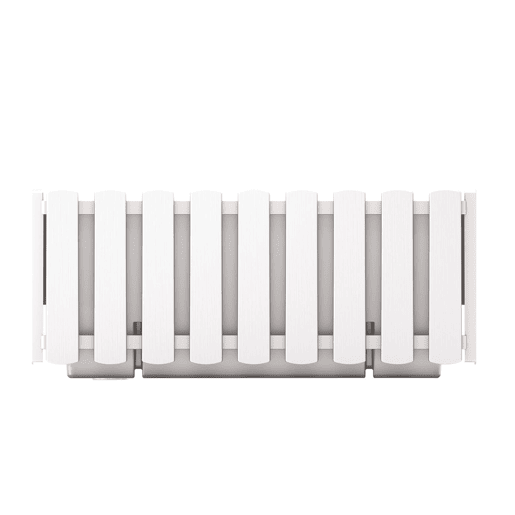 Plantador de varanda BOARDEE FENCYCASE, dimensões (mm) 380x180x162, cor Branco