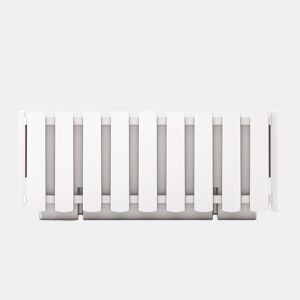 Plantador de varanda BOARDEE FENCYCASE, dimensões (mm) 380x180x162, cor Branco