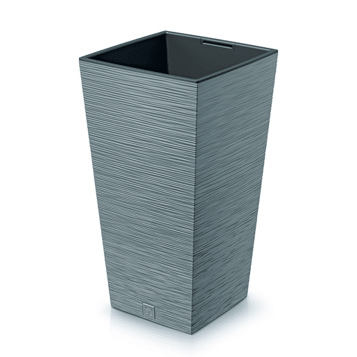 Cimento macetero, com depósito, coleção FURU, 24 x 24 x 45 cm, capacidade de 7,5 L. Cimento macetero, com depósito, coleção FURU, 24 x 24 x 45 cm, capacidade de 7,5 L.