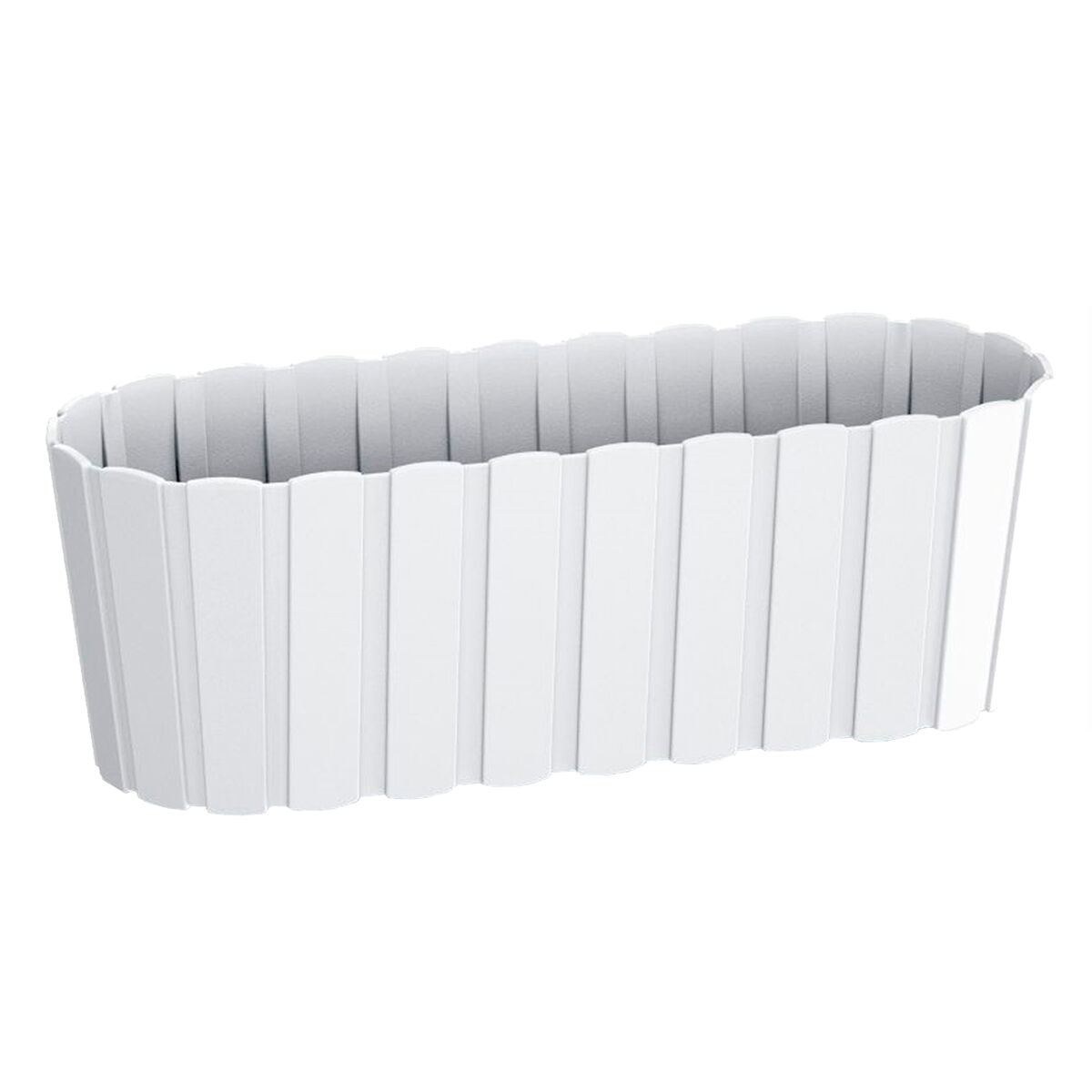 Jardinera para balcón boardee basic 7,9l., dimensiones (mm) 587x144x130, color blanco