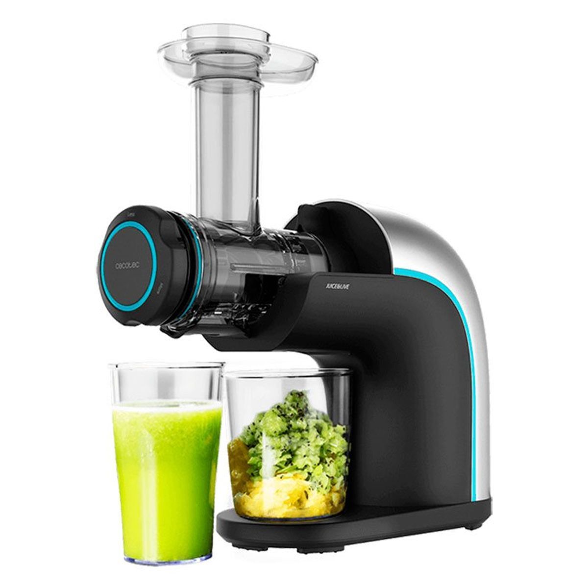 Licuadora de prensa fría juice&live 2000 easyclean 150w 70 rpm 3 niveles negro