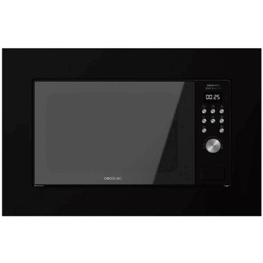 Cecotec Micro-ondas encastre digital de 20 litros de capacidade com grill e 700 W de potĂȘncia. Cecotec Micro-ondas encastre digital de 20 litros de capacidade com grill e 700 W de potĂȘncia.