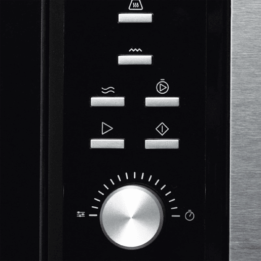 Cecotec Micro-ondas encastre digital de 23 litros de capacidade com grill, 900 W de potência e 9 funções prédefinidas.