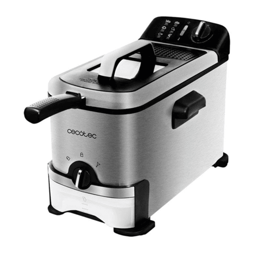 Fritadeira Cecotec CleanFry 3000 ProFilter 3 L 2000W Preto Inox 200W
