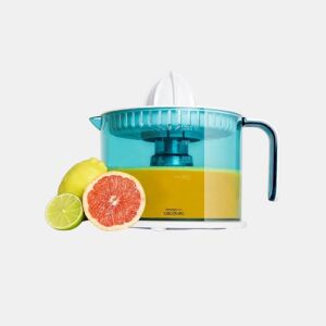 Cecotec Espremedor elétrico de 40 W com dois cones desmontáveis e duplo sentido de rotação.