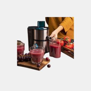 Cecotec Liquidificador orbital compacto de 400 W com disco revestido de titânio preto.
