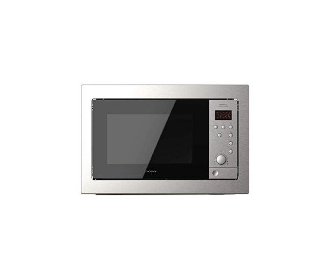 Cecotec microondas encastrable digital grandheat 2500 built-in steelblack. 900w, integrable, 25 litros, grill, quick start