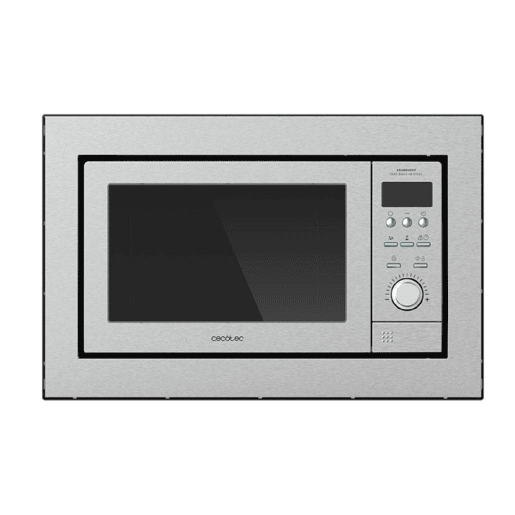 Cecotec Micro-ondas de encastrar digital de 25 litros de capacidade com grill e 900 W de potĂȘncia. Cecotec Micro-ondas de encastrar digital de 25 litros de capacidade com grill e 900 W de potĂȘncia.