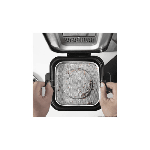 Cecotec Fritadeira de 1,5 litros de capacidade e 900 W com filtro para a limpeza do óleo. Cecotec Fritadeira de 1,5 litros de capacidade e 900 W com filtro para a limpeza do óleo.