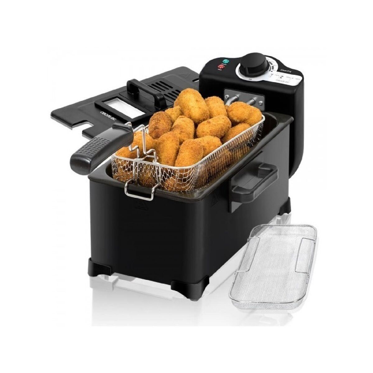 Freidora Cecotec CleanFry 3L Black 2000 W