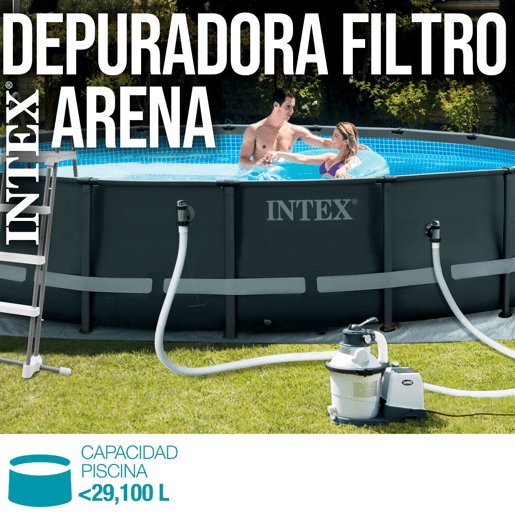 Bomba de areia INTEX krystal clear 5.700 lh 0,25 hp