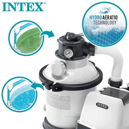Bomba de areia INTEX krystal clear 5.700 lh 0,25 hp
