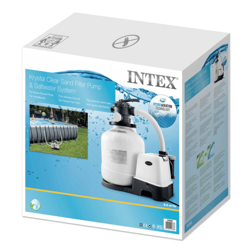 Sistema combinado de clorador de areia e água salgada ECO 11 g - 56.800 l INTEX