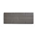 Cabecero Muro Ladrillos en Polipiel Acolchado Espuma para Cama de 160 112 Cabecero Muro Ladrillos en Polipiel Acolchado Espuma para Cama de 160 112 Gris