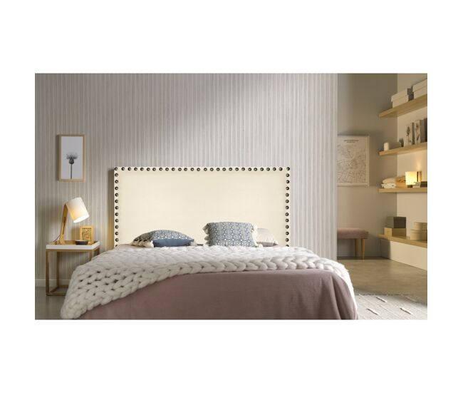 Cabecero lirio polipiel beige 115