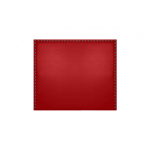 Cabeceira Lily em couro sintético vermelho 130