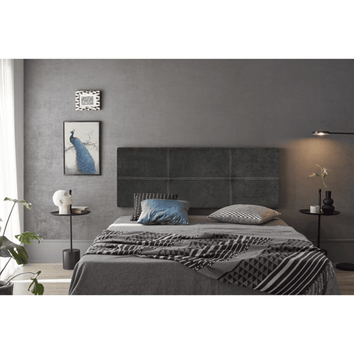 CABECEIRA DE CAMA DALIA NIDO TECIDO CINZENTO 115