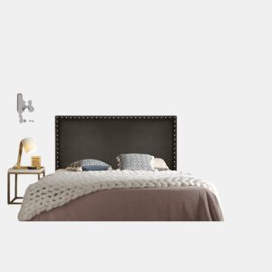 Cabeceira Lily em couro sintético, cor chocolate, 220