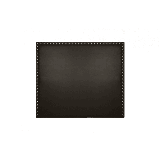 Cabeceira Lily em couro sintético, cor chocolate, 220