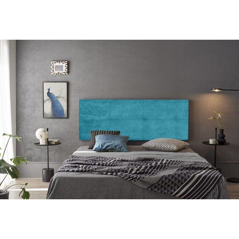 Cabecero Cala Tela para Cama 170 Turquesa