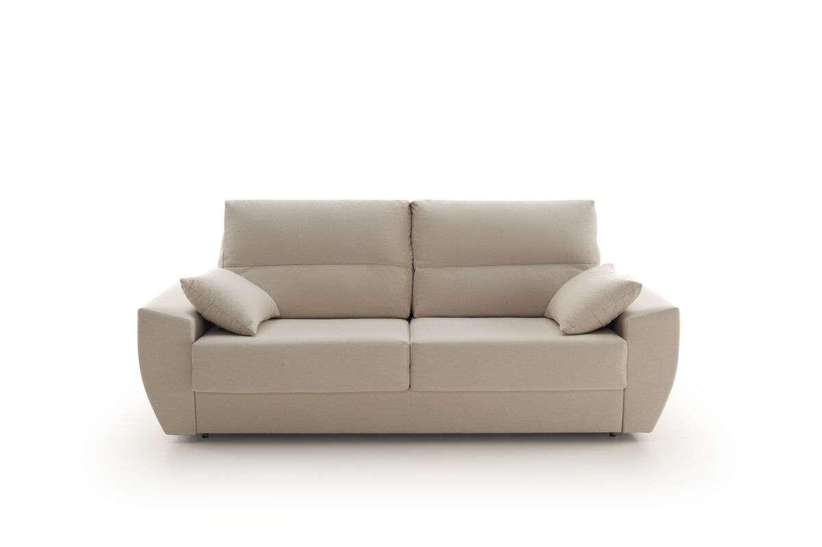 Sofá Cama Italiano Mónaco 3 Plazas Tela Antimanchas