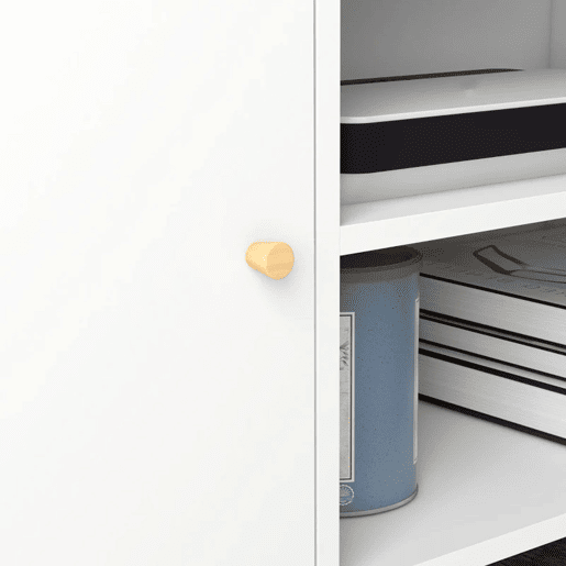 HOMCOM Móvel de TV de Sala de Estar Móvel para Televisores de até 55 Polegadas com 2 Portas 2 Prateleiras de Armazenamento para Escritório Dormitório 120x34x50cm Branco