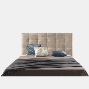 CABECEIRA IRIS BEGE TECIDO 160x120 cm