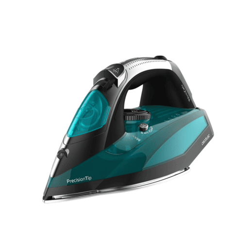 Cecotec Ferro de engomar a vapor Fast&Furious 5020 Force de 2600 W de potência, vapor continuo de 60 gmin, 210 gmin de jato de vapor e sistema de segurança com desligar automático.