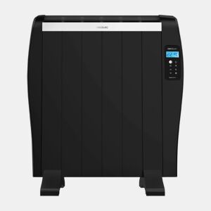 Cecotec Emissor térmico com 6 elementos e 900 W, ecrã LCD, controlo remoto, temporizador programável, seleção de temperatura, cobertura de 10 m² e máxima segurança.