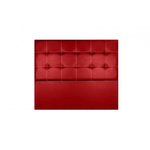 CABECEIRA DE COURO SINTÉTICO IRIS VERMELHO 90