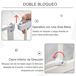 Barrera Seguridad Mascota Metal, Plástico PawHut Barrera Seguridad Mascota Metal, Plástico PawHut Blanco