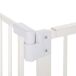 Barrera Seguridad Mascota Metal, Plástico PawHut Barrera Seguridad Mascota Metal, Plástico PawHut Blanco