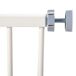 Barrera Seguridad Mascota Metal, Plástico PawHut Barrera Seguridad Mascota Metal, Plástico PawHut Blanco