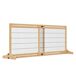 Barrera de Seguridad Madera de Pino y Acero PawHut Barrera de Seguridad Madera de Pino y Acero PawHut Natural