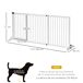 Barrera para Mascota Madera de Pino PawHut Barrera para Mascota Madera de Pino PawHut Blanco