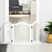 Barrera de Seguridad MDF y Madera Maciza PawHut Barrera de Seguridad MDF y Madera Maciza PawHut Blanco Brillo