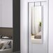 Espejo Joyero Colgante MDF, espejo de cristal HOMCOM Espejo Joyero Colgante MDF, espejo de cristal HOMCOM Blanco