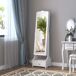 Espejo Joyero de Pie MDF, Espejo HOMCOM Espejo Joyero de Pie MDF, Espejo HOMCOM Blanco