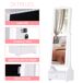 Espejo Joyero de Pie MDF, Espejo HOMCOM Espejo Joyero de Pie MDF, Espejo HOMCOM Blanco