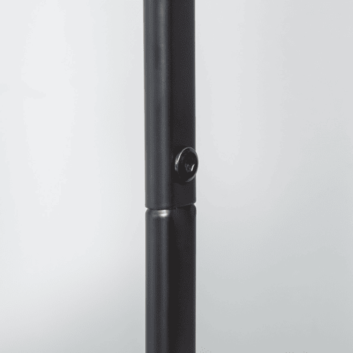 HOMCOM Charriot com Sapateiro Charriot com Rodas Barra de Pendurar e 2 Cestos para Entrada Dormitório Sala de Estar 56,5x31,5x152,5cm Preto