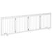 Barrera Seguridad Perro Madera de Pino PawHut Barrera Seguridad Perro Madera de Pino PawHut Blanco