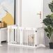 Barrera Seguridad Perro Madera de Pino PawHut Barrera Seguridad Perro Madera de Pino PawHut Blanco