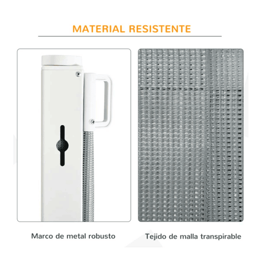 PawHut Barreira de Segurança para Cães Extensível Grade Retrátil para Animais de Estimação com Extensão Aço e Tecido de Textilene para Escadas e Portas 5,5-115x5,5x82,5cm Cinza