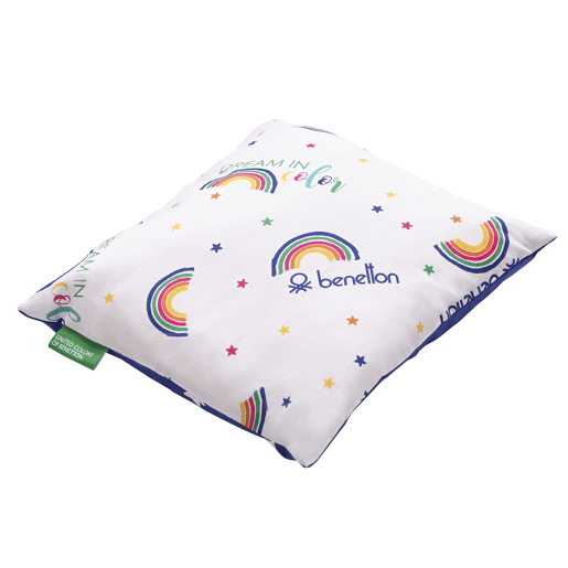 Conjunto de 2 almofadas 100% algodão Cor branca Conjunto de 2 almofadas 100% algodão Cor branca