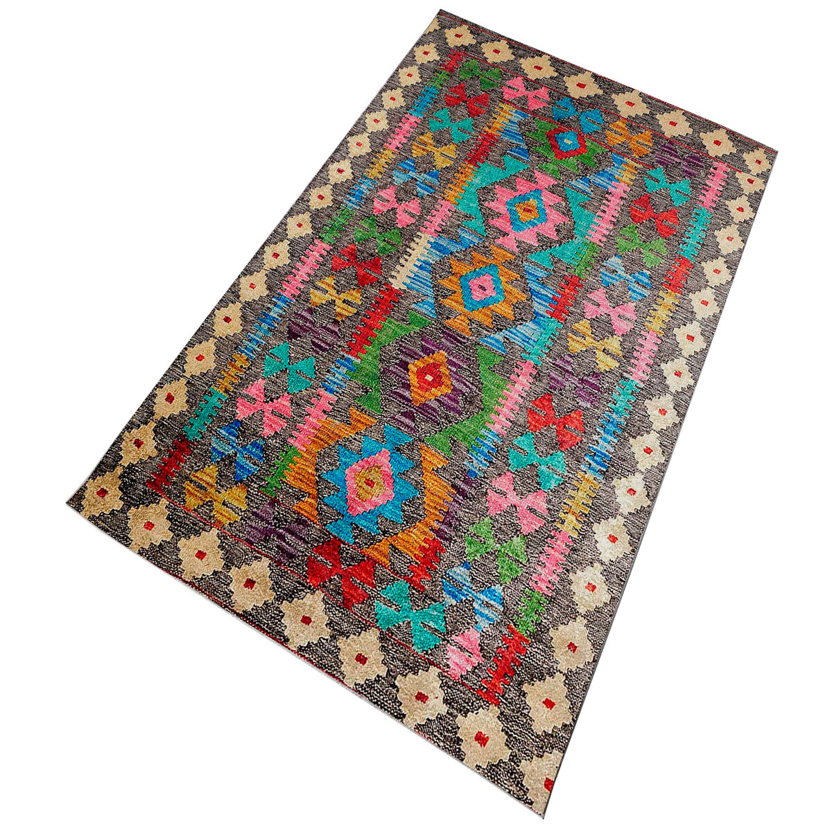 Alfombra De 80 X 150Cm 150x80 Multicolor