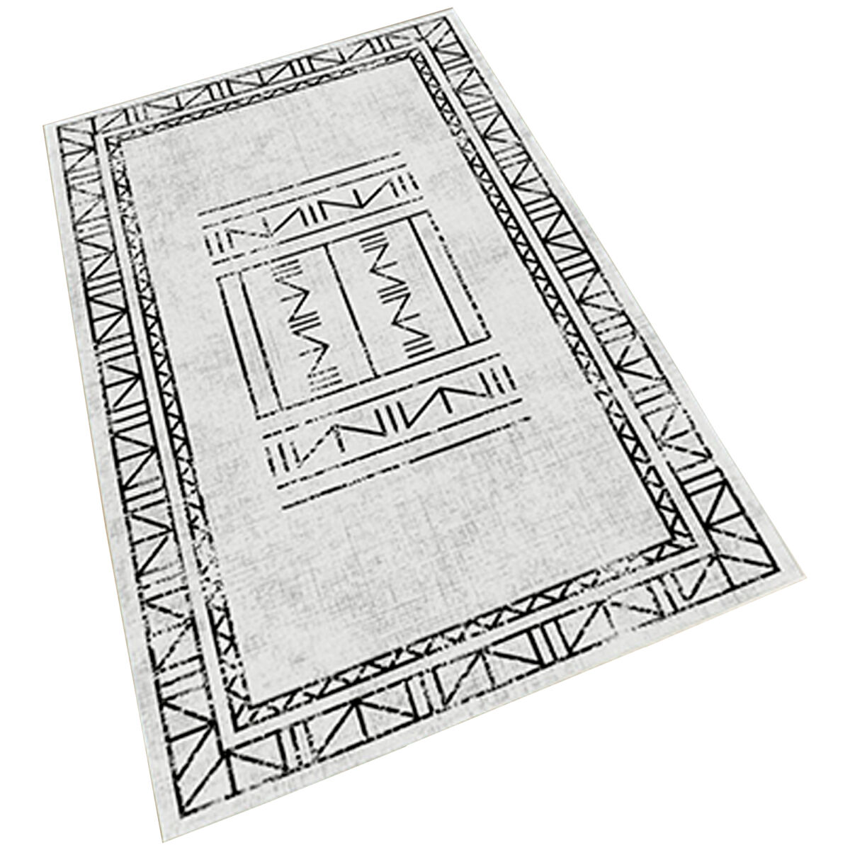 Alfombra De 80 X 120Cm 120x80 Blanco