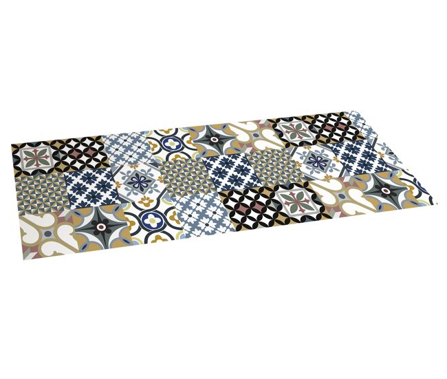 Alfombra vinílica acolchada croma hidraulico 50 x 140 cm