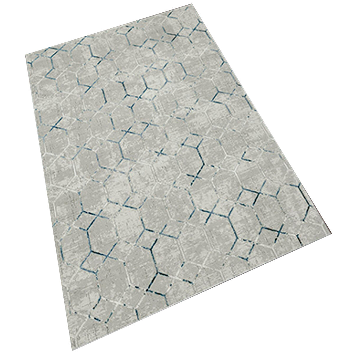 Alfombra De 60 X 100Cm 100x60 Gris Claro